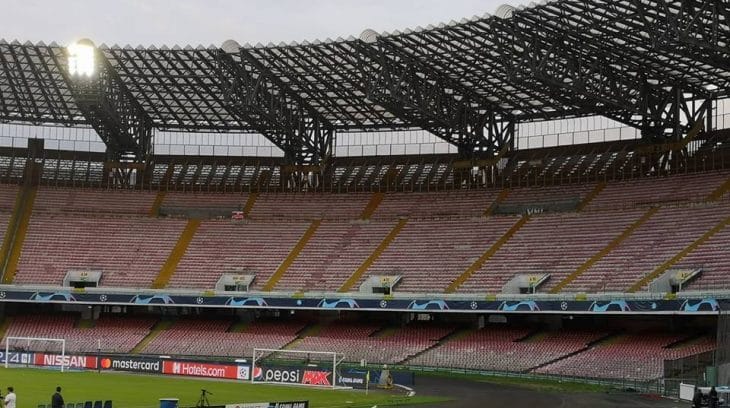 stadio san paolo senza tifosi