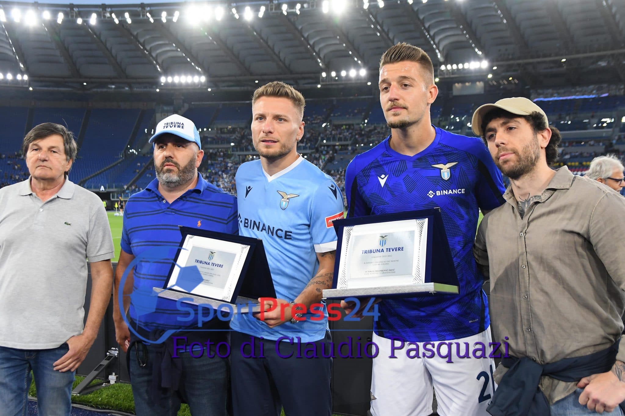 Lazio Immobile e Milinkovic