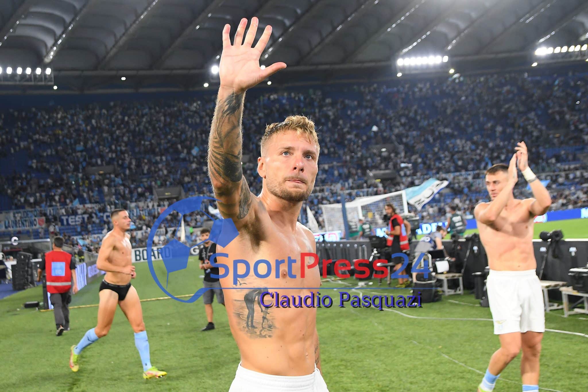 Ciro Immobile la notte in ospedale dopo l incidente