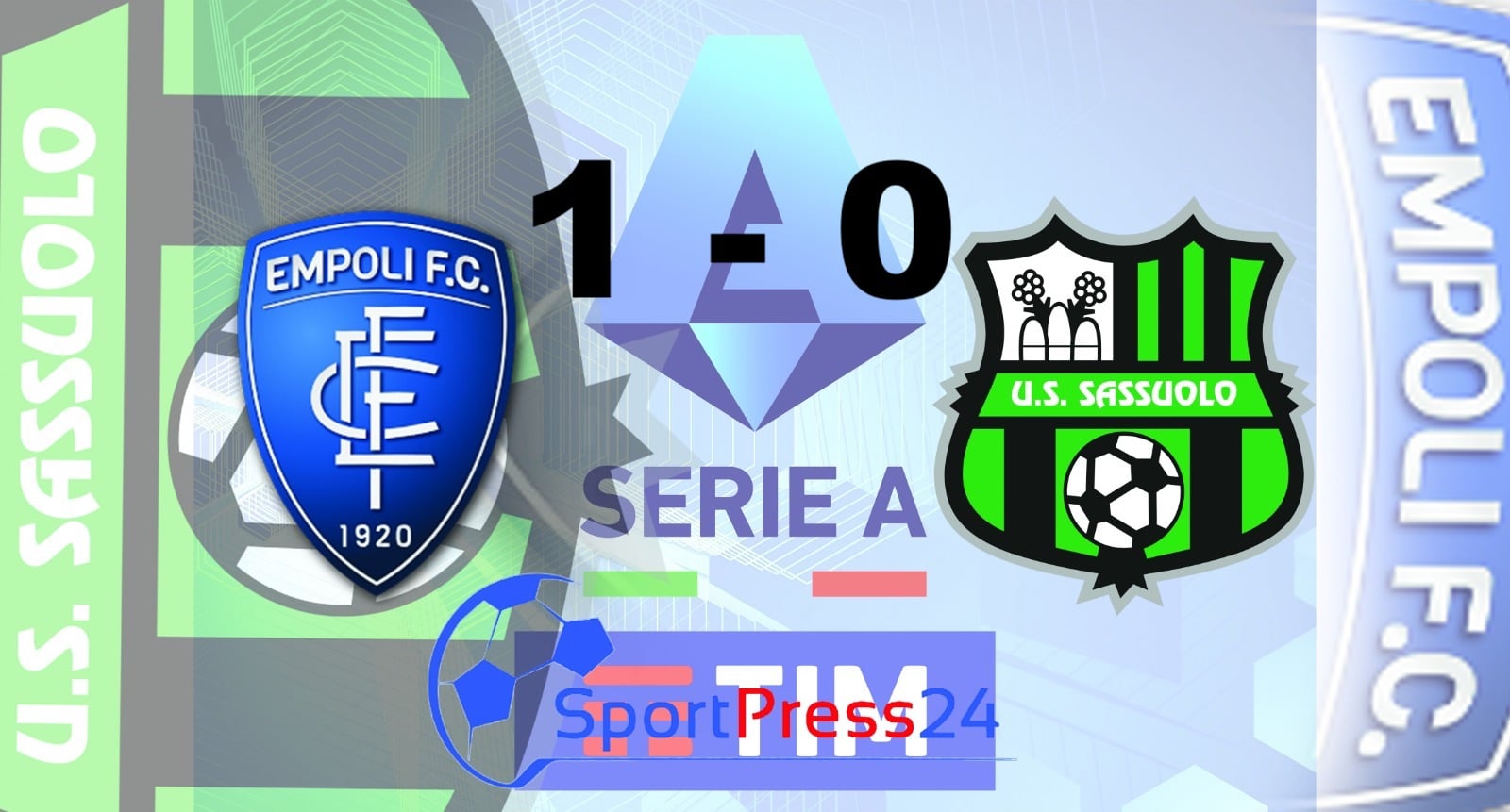 Empoli-Sassuolo 1-0 (Immagine curata da Simone Sabatino)