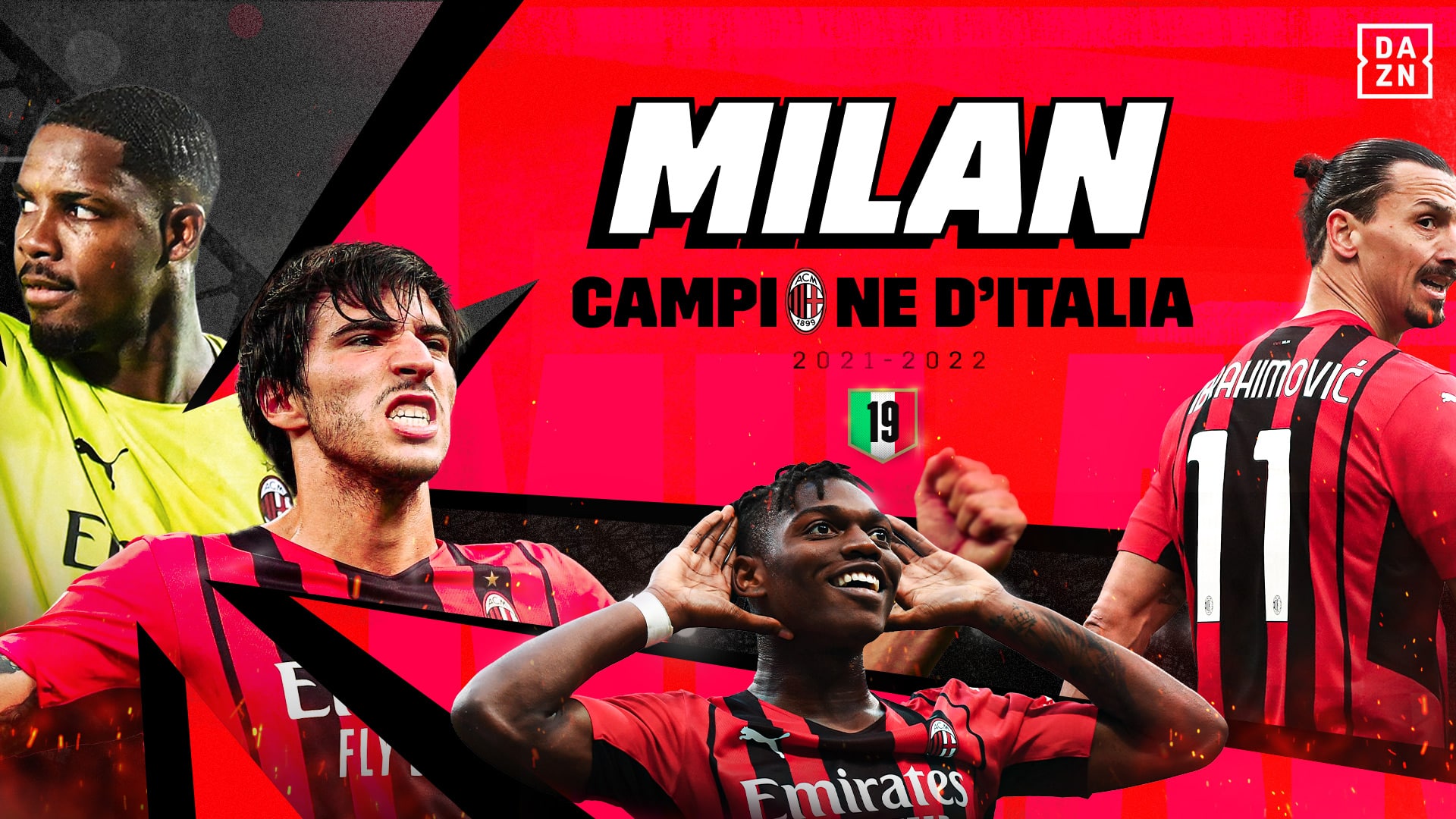 Serie A - Milan campione d'Italia 2021-2022 (Immagine da Twitter)