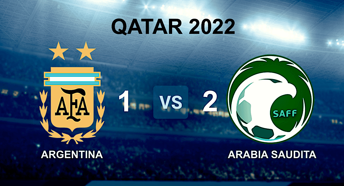 Qatar 2022:Argentina- Arabia Saudita 1-2