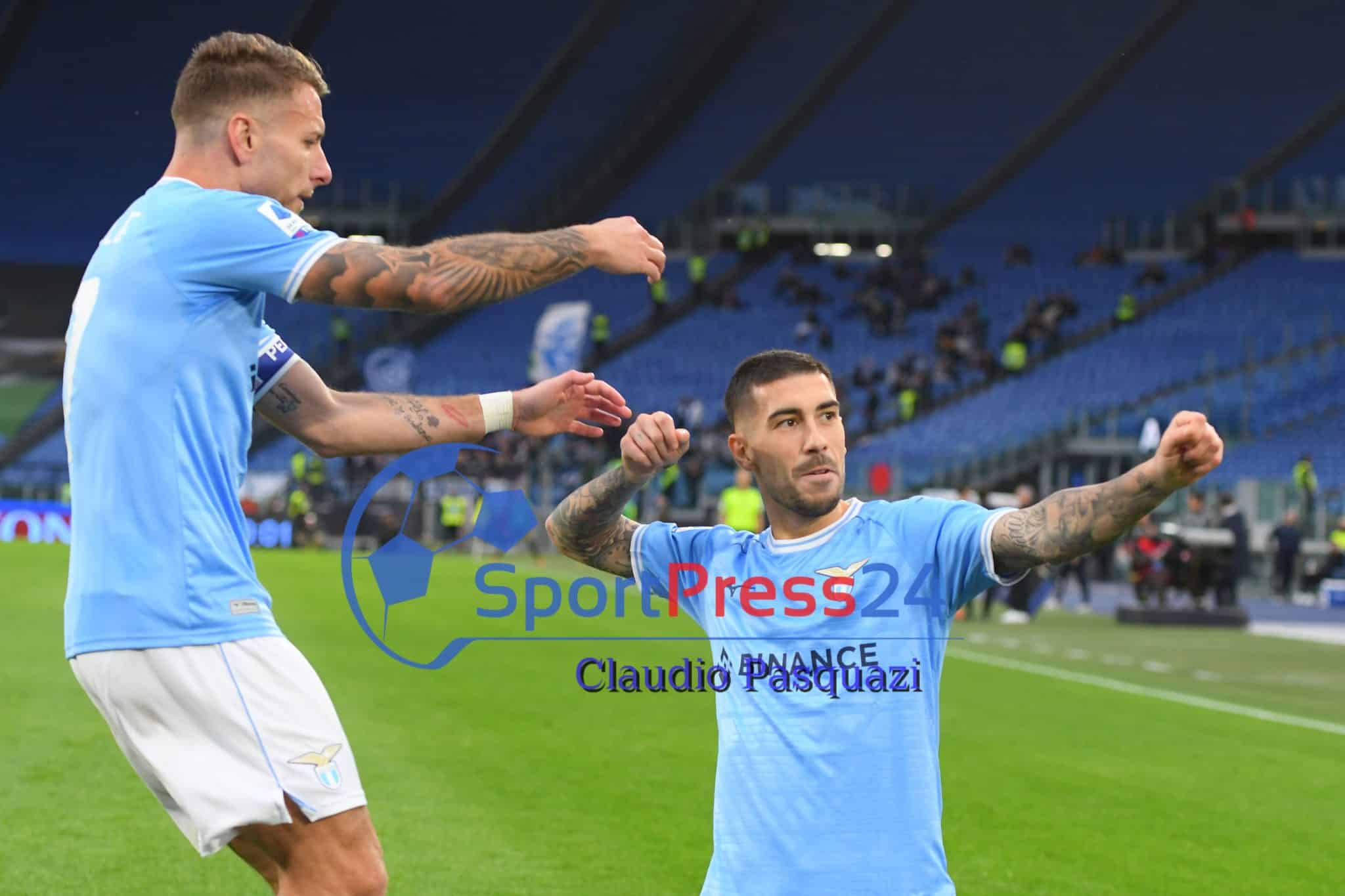 Zaccagni e Immobile Lazio-Empoli