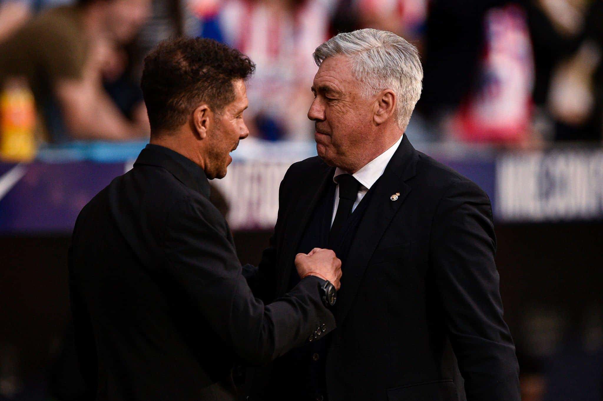 Carlo Ancelotti e Diego Simeone