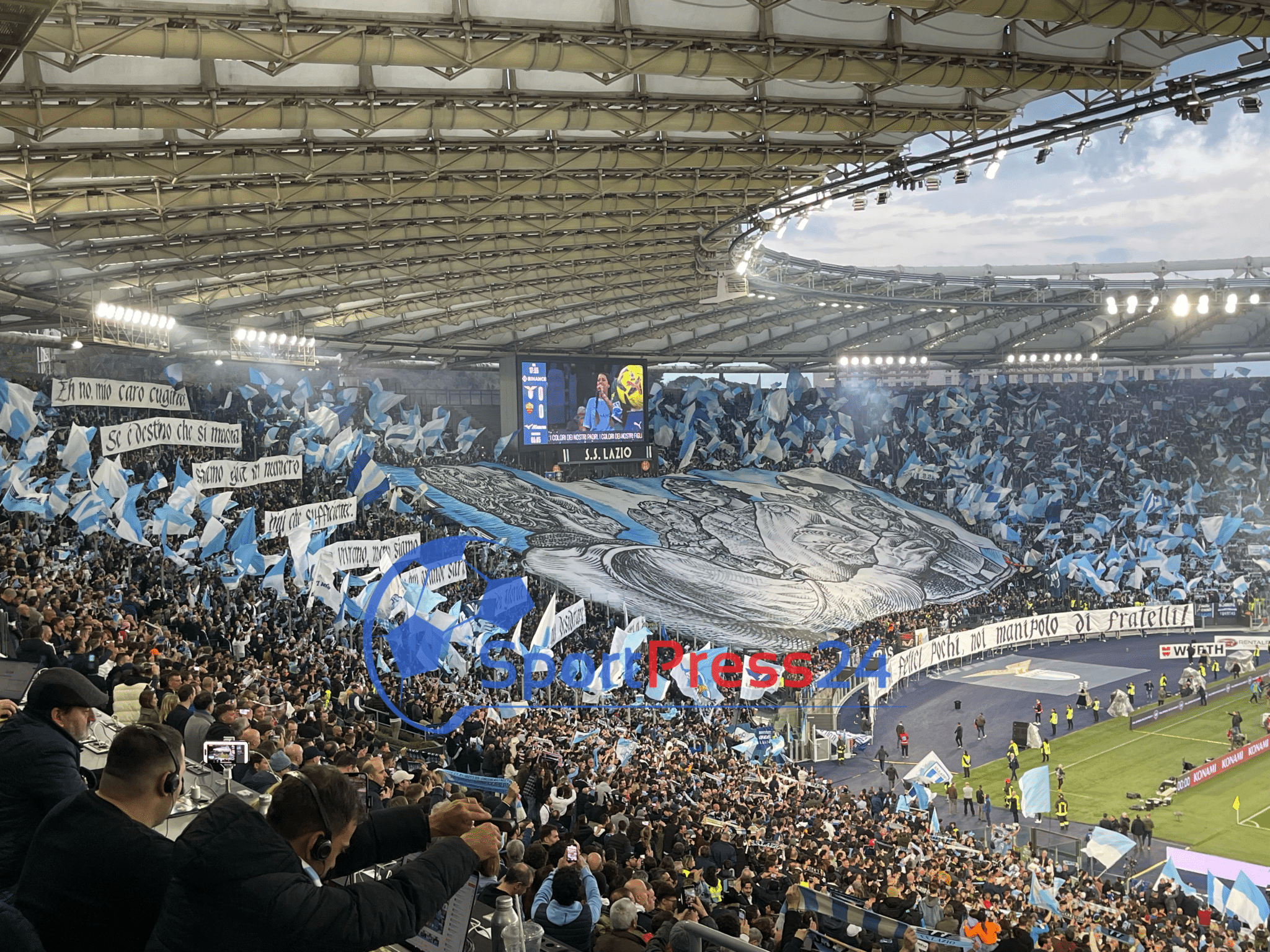 Lazio-Roma Derby Curva Nord