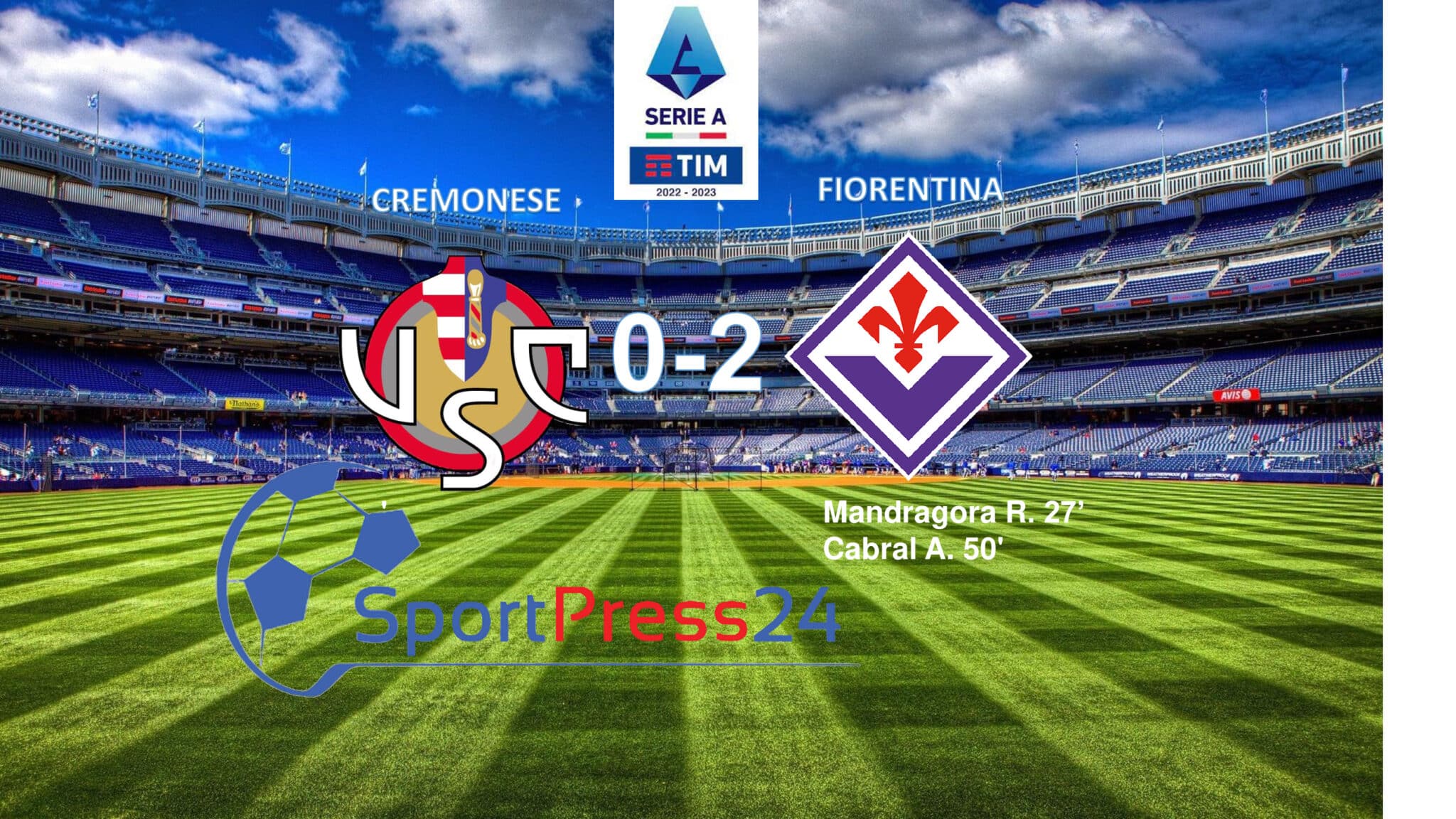 Serie A, Cremonese-Fiorentima (immagine a cura di Orazio Bellinghieri)