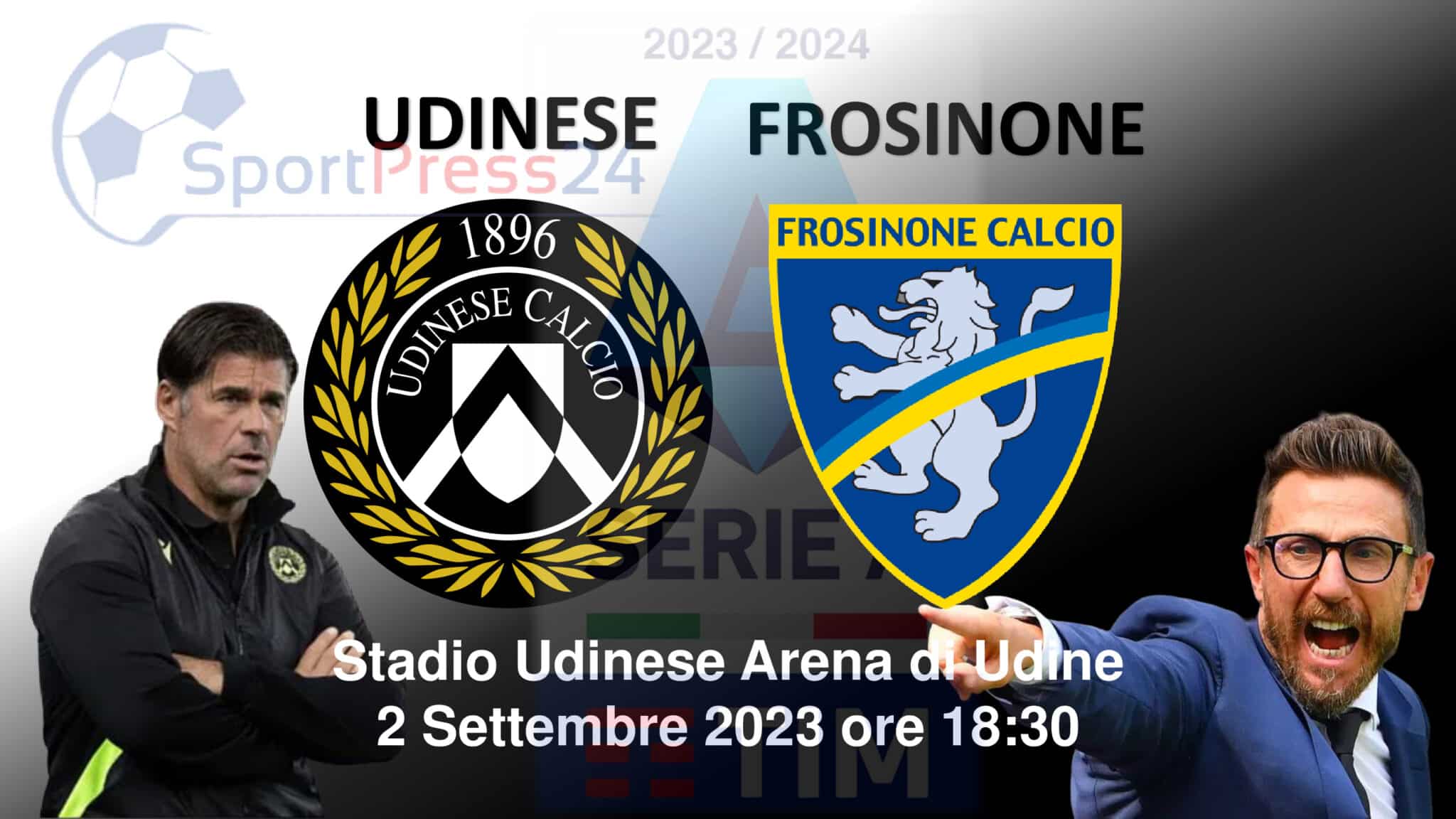 Udinese-Frosinone (Immagine a cura di Valerio Giuseppe Bellinghieri)