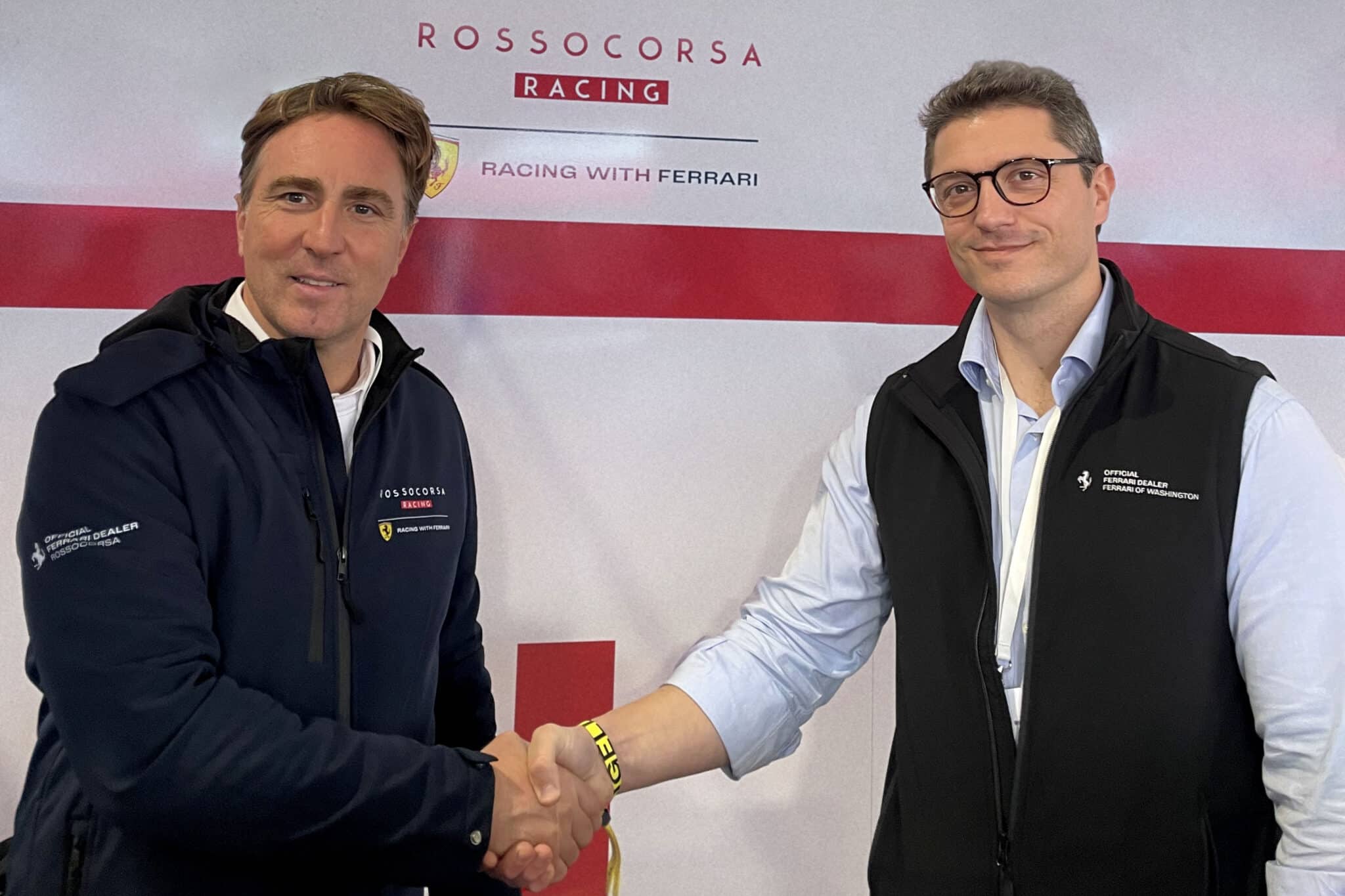 Andrea Zadra, CEO di Rossocorsa Racing ed Ettore Gattolin, Dilawri's Vice President of US Operations