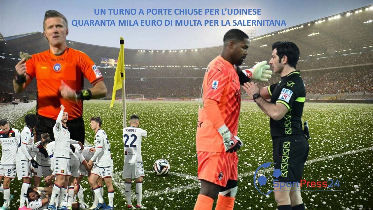 Decisione del giudice sportivo nei confronti di Udinese e Salernitana (Immagine di copertina a cura di Valerio Giuseppe Bellinghieri)