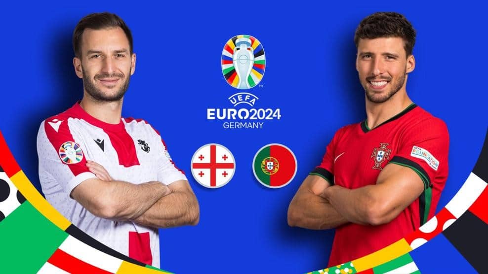 Euro 2024, le formazioni ufficiali di Georgia - Portogallo (Immagine da Uefa.com)
