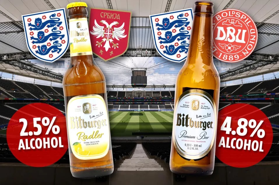 Inghilterra birra euro 2024