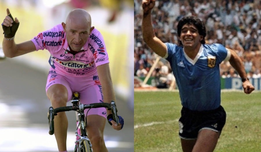 Pantani e Maradona