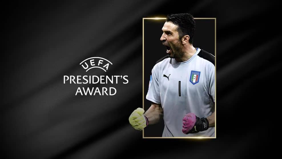 Premio Presidente UEFA Gianluigi Buffon