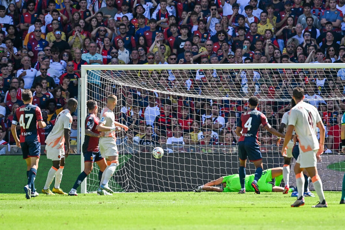 Giallorossi beffati al 96': Genoa-Roma 1-1