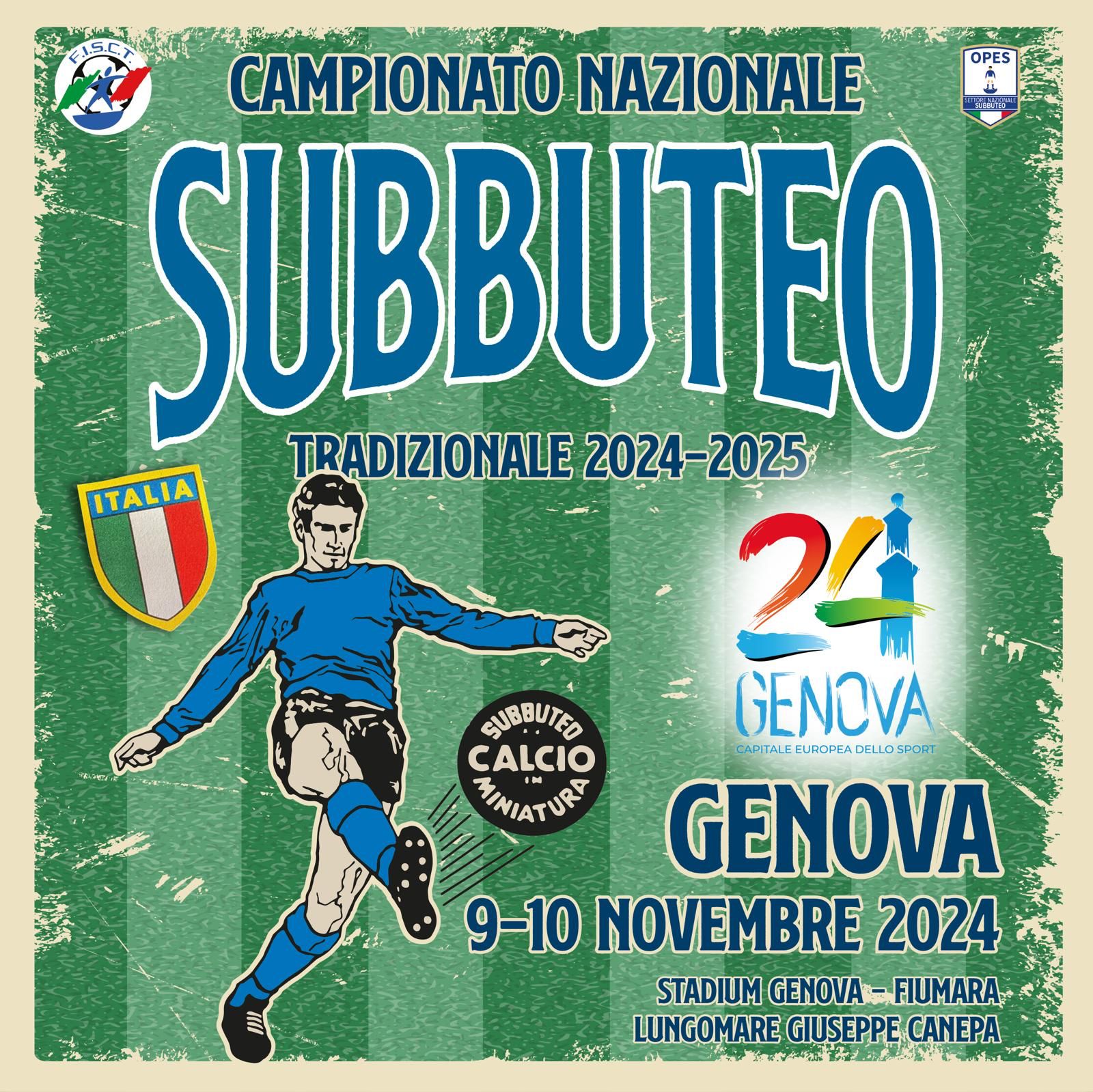 Campionato nazionale Genova subbuteo calcio da tavolo