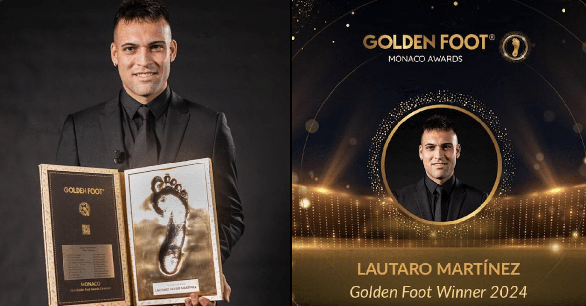 Lautaro Martinez Golden Foot